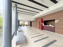 【神奈川県/川崎市幸区戸手】アクアリーナ川崎ロッソタワー エントランス：フロントカウンターを備えたエントランスです