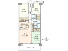 【神奈川県/川崎市川崎区中瀬】グランゲート川崎 間取り図