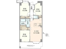 【神奈川県/川崎市幸区戸手】フジトピア川崎 間取り図