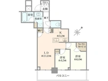 【神奈川県/川崎市川崎区港町】リヴァリエB棟 間取り図
