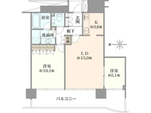 【神奈川県/横浜市西区みなとみらい】M.MTOWERS　 theWest 間取り図