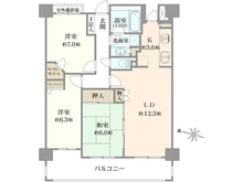【神奈川県/川崎市川崎区京町】ライオンズヴィアーレ横濱ベイ壱番館 間取り図