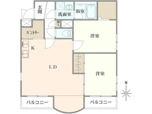 【神奈川県/川崎市川崎区出来野】ジェントル川崎大師 間取り図
