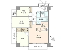 【神奈川県/横浜市鶴見区鶴見中央】ネオマイム鶴見中央センターコート 間取り図
