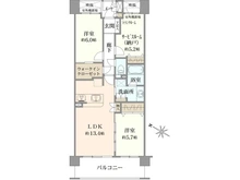 【神奈川県/横浜市鶴見区尻手】クレストフォルム鶴見ウイングステージ 間取り図