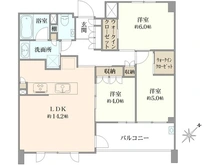 【神奈川県/川崎市幸区北加瀬】ガーラ・レジデンス元住吉 間取り図