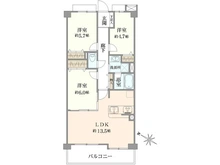 【神奈川県/横浜市鶴見区尻手】グリーンコーポ川崎ニューシティスクウェア 間取り図