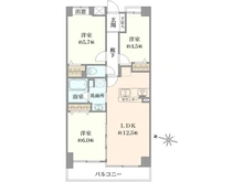 【神奈川県/川崎市幸区北加瀬】ナイスアーバン新川崎ステイツ 間取り図