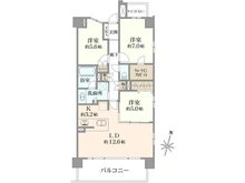 【神奈川県/川崎市川崎区大師駅前】レーベン川崎鈴木町グランネクス 間取り図