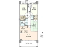 【神奈川県/横浜市鶴見区江ケ崎町】クレストシティアクアグランデ 間取り図