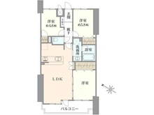 【神奈川県/横浜市鶴見区朝日町】ロイヤルシャトー入船公園 間取り図