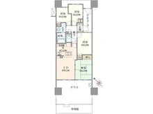 【神奈川県/川崎市川崎区小田栄】カワサキアイランドスイート 間取り図