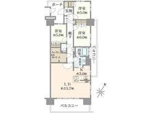 【神奈川県/川崎市川崎区港町】パークホームズグランファースト エアリーコート 間取り図