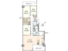 【神奈川県/川崎市川崎区京町】リジェンヌ京町 3号棟 間取り図