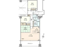 【神奈川県/川崎市中原区上平間】クレッセント新川崎エグゼ 間取り図