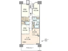 【神奈川県/川崎市幸区新小倉】クレストプライムレジデンスパーク五番街 間取り図