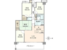 【神奈川県/川崎市川崎区大島】ベルズ・スクエア川崎大島 間取り図