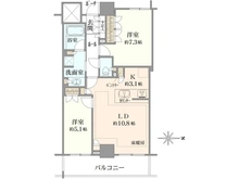 【神奈川県/川崎市幸区大宮町】Brillia Tower KAWASAKI 間取り図