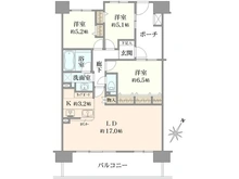 【神奈川県/川崎市川崎区小田栄】アイランドブリーズ 間取り図