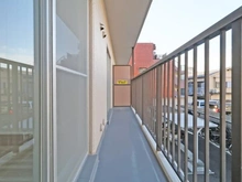 【神奈川県/横浜市鶴見区矢向】メゾン矢向 バルコニー：北側のバルコニー