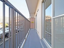 【神奈川県/横浜市鶴見区矢向】メゾン矢向 バルコニー：北側のバルコニー