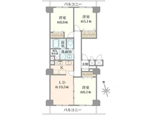 【神奈川県/横浜市鶴見区矢向】メゾン矢向 間取り図