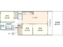 【神奈川県/横浜市緑区鴨居】ルックハイツ鴨居 間取り図