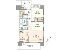 【神奈川県/横浜市神奈川区神奈川】プラウド東神奈川 間取り図