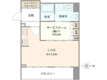 【東京都/渋谷区代々木】日神パレステージ代々木公園 間取り図