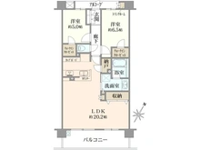 【大阪府/枚方市岡南町】プラウド枚方 間取り図