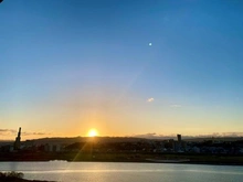 【大阪府/高槻市大塚町】ルネ高槻リバーサイドガーデン 眺望：初日の出の写真です。