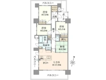 【大阪府/高槻市大塚町】ルネ高槻リバーサイドガーデン 間取り図