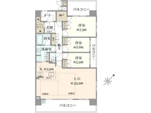 【大阪府/枚方市伊加賀北町】枚方ガーデンアイランズ C棟 間取り図