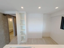 【大阪府/枚方市大垣内町】レジデンシャル枚方 キッチン：キッチンの収納部分とパントリーです。