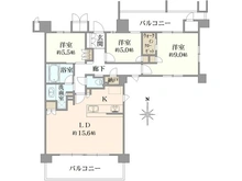【大阪府/枚方市大垣内町】レジデンシャル枚方 間取り図