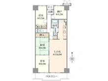 【大阪府/茨木市美穂ケ丘】朝日プラザ千里北 B棟 間取り図