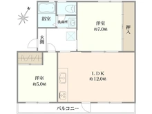 【京都府/八幡市男山弓岡】男山第3住宅 206棟 間取り図