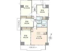 【大阪府/高槻市塚原】高槻グランドハイツ 間取り図