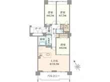 【大阪府/高槻市上土室】阪急ヒルズコート高槻6番館 間取り図