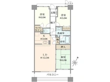【大阪府/枚方市香里ケ丘】ステイツ枚方香里ケ丘七丁目 間取り図