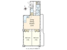 【東京都/品川区南大井】ヴェラハイツ大森 間取り図