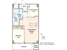 【東京都/大田区南馬込】南馬込セントラルパレス 間取り図