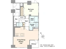 【東京都/練馬区栄町】ロセット江古田 間取り図