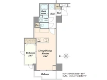 【東京都/豊島区西池袋】日神パレステージ西池袋 間取り図