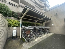 【東京都/新宿区高田馬場】オーベル高田馬場 駐輪場