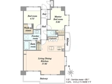 【東京都/新宿区高田馬場】オーベル高田馬場 間取り図
