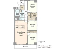 【東京都/品川区南大井】大森海岸ハウス 間取り図
