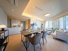 【東京都/港区芝浦】芝浦アイランドケープタワー リビング：※家具・調度品等は販売価格に含まれておりません