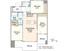 【東京都/大田区大森本町】グランイーグルシーサイド大森 間取り図