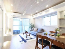 【東京都/品川区荏原】サニーコート西小山 リビング・ダイニング：※家具・調度品は販売価格に含まれておりません